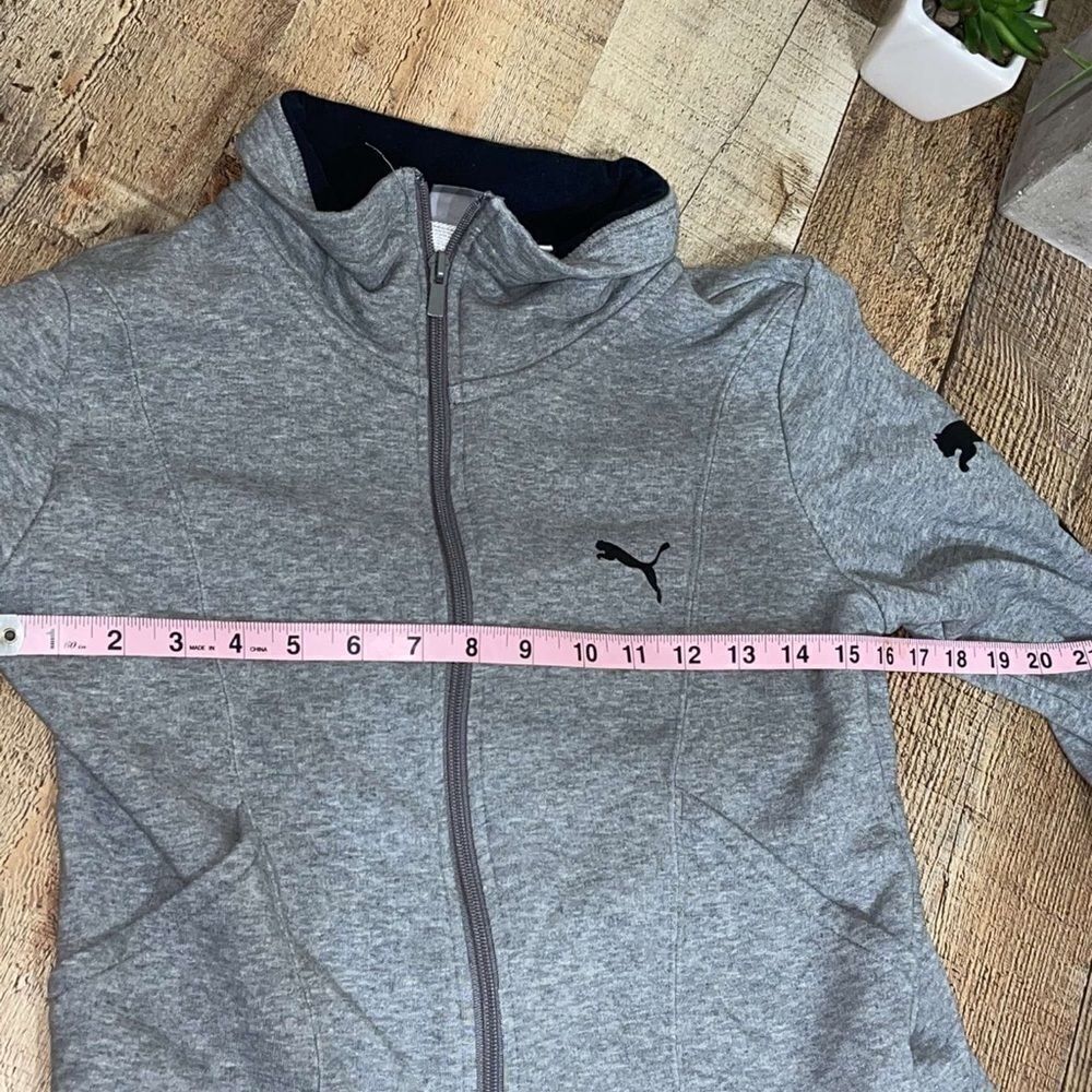 💜 Puma Zipper Front Jacket With Logo - Picture 3 of 9
